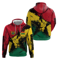 Ghana Flag Hoodie with Coat of Arms Design TS04
