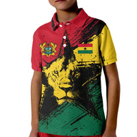 Ghana Flag Kid Polo Shirt with Coat of Arms Design TS04