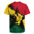 Ghana Flag Rugby Jersey with Coat of Arms Design TS04