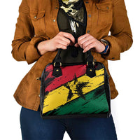 Ghana Flag Shoulder Handbag with Coat of Arms Design TS04
