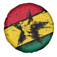 Ghana Flag Spare Tire Cover with Coat of Arms Design TS04