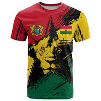 Ghana Flag T Shirt with Coat of Arms Design TS04
