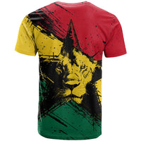 Ghana Flag T Shirt with Coat of Arms Design TS04