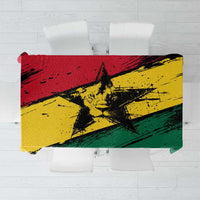 Ghana Flag Tablecloth with Coat of Arms Design TS04