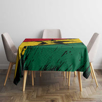 Ghana Flag Tablecloth with Coat of Arms Design TS04