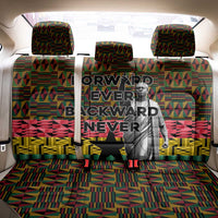 Kwame Nkrumah Back Car Seat Cover with Coat of Arms – Grunge Style Design