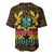 Kwame Nkrumah Baseball Jersey with Coat of Arms – Grunge Style Design