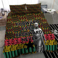 Kwame Nkrumah Bedding Set with Coat of Arms – Grunge Style Design