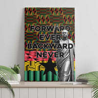 Kwame Nkrumah Canvas Wall Art with Coat of Arms – Grunge Style Design