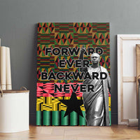 Kwame Nkrumah Canvas Wall Art with Coat of Arms – Grunge Style Design