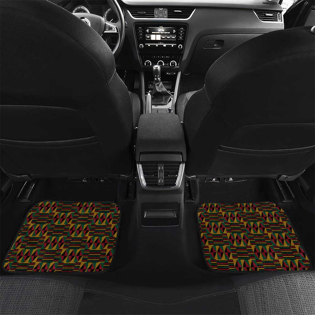 Kwame Nkrumah Car Mats with Coat of Arms – Grunge Style Design