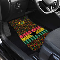 Kwame Nkrumah Car Mats with Coat of Arms – Grunge Style Design