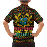 Kwame Nkrumah Family Matching Mermaid Dress and Hawaiian Shirt with Coat of Arms – Grunge Style Design