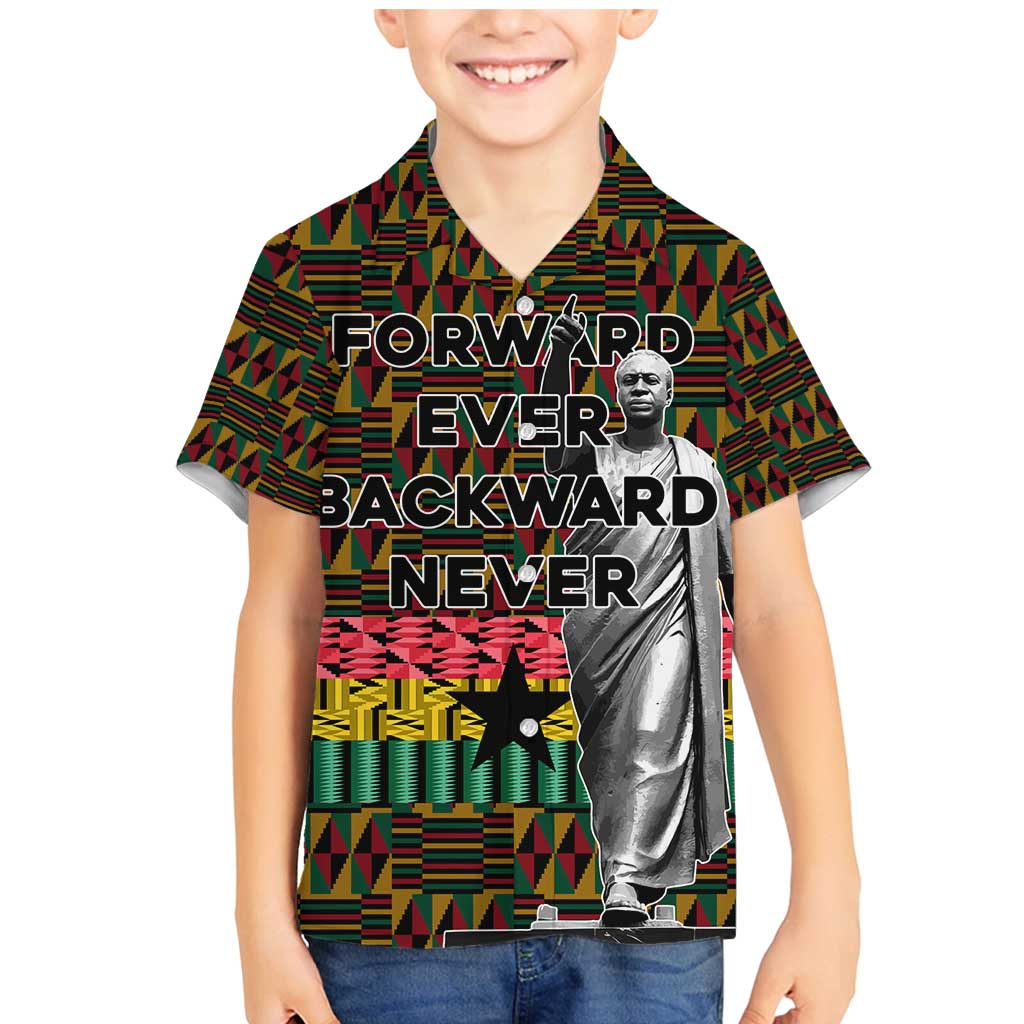 Kwame Nkrumah Family Matching Mermaid Dress and Hawaiian Shirt with Coat of Arms – Grunge Style Design