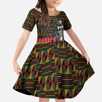 Kwame Nkrumah Family Matching Off The Shoulder Long Sleeve Dress and Hawaiian Shirt with Coat of Arms – Grunge Style Design