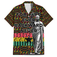 Kwame Nkrumah Family Matching Off The Shoulder Long Sleeve Dress and Hawaiian Shirt with Coat of Arms – Grunge Style Design