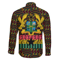 Kwame Nkrumah Family Matching Off Shoulder Short Dress and Hawaiian Shirt with Coat of Arms – Grunge Style Design