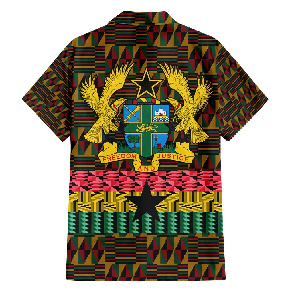 Kwame Nkrumah Family Matching Puletasi and Hawaiian Shirt with Coat of Arms – Grunge Style Design