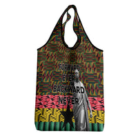Kwame Nkrumah Grocery Bag with Coat of Arms – Grunge Style Design
