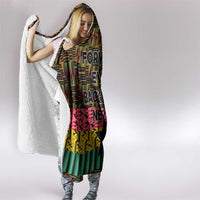 Kwame Nkrumah Hooded Blanket with Coat of Arms – Grunge Style Design