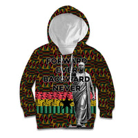 Kwame Nkrumah Kid Hoodie with Coat of Arms – Grunge Style Design