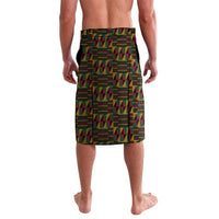 Kwame Nkrumah Lavalava with Coat of Arms – Grunge Style Design