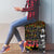 Kwame Nkrumah Luggage Cover with Coat of Arms – Grunge Style Design