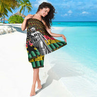 Kwame Nkrumah Sarong with Coat of Arms – Grunge Style Design