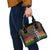 Kwame Nkrumah Shoulder Handbag with Coat of Arms – Grunge Style Design