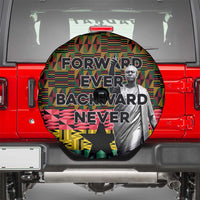 Kwame Nkrumah Spare Tire Cover with Coat of Arms – Grunge Style Design