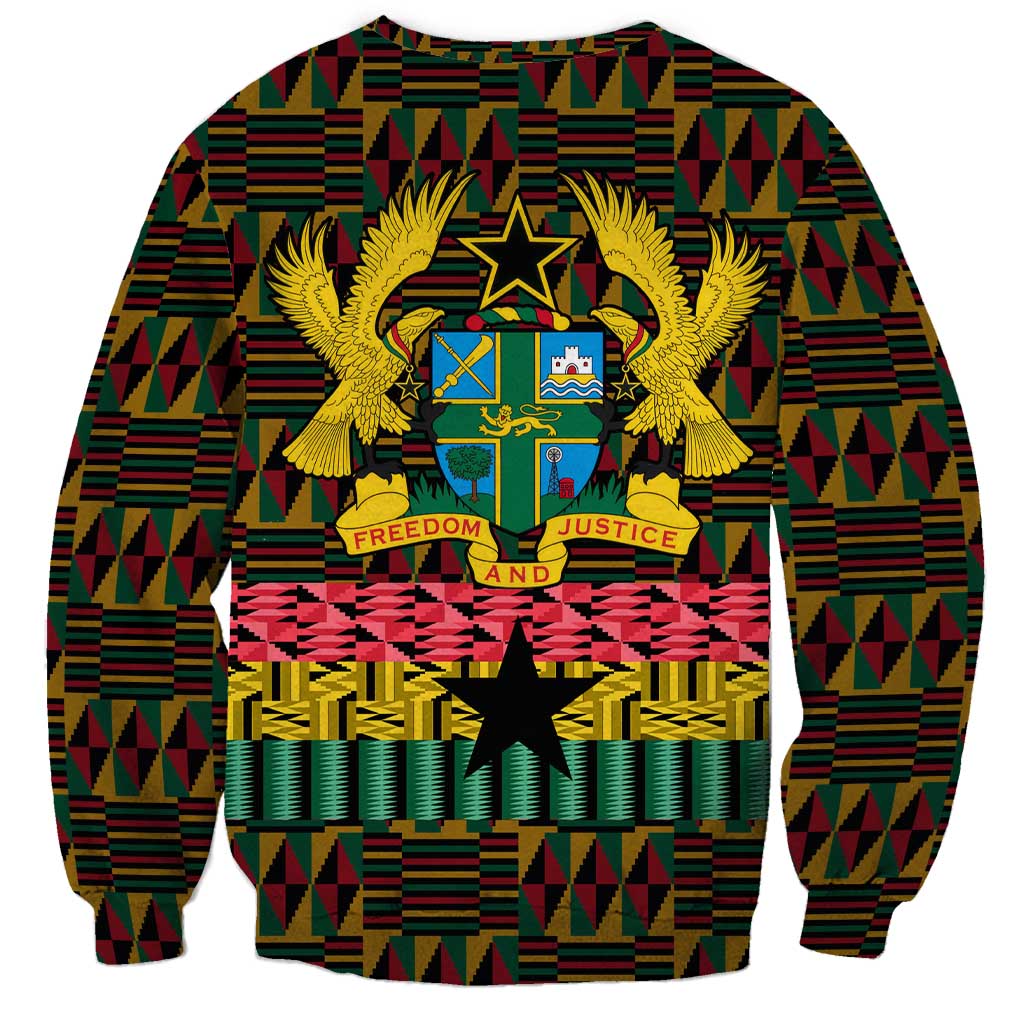 Kwame Nkrumah Sweatshirt with Coat of Arms – Grunge Style Design
