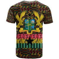 Kwame Nkrumah T Shirt with Coat of Arms – Grunge Style Design