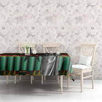 Kwame Nkrumah Tablecloth with Coat of Arms – Grunge Style Design