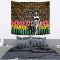 Kwame Nkrumah Tapestry with Coat of Arms – Grunge Style Design