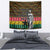 Kwame Nkrumah Tapestry with Coat of Arms – Grunge Style Design