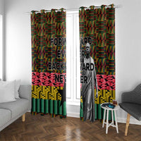 Kwame Nkrumah Window Curtain with Coat of Arms – Grunge Style Design
