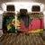 Ghana Lion Back Car Seat Cover - Map & Coat of Arms Grunge Style Design