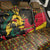 Ghana Lion Back Car Seat Cover - Map & Coat of Arms Grunge Style Design