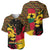 Ghana Lion Baseball Jersey - Map & Coat of Arms Grunge Style Design