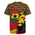 Ghana Lion Rugby Jersey - Map & Coat of Arms Grunge Style Design