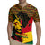 Ghana Lion Rugby Jersey - Map & Coat of Arms Grunge Style Design