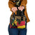 Ghana Lion Shoulder Handbag - Map & Coat of Arms Grunge Style Design