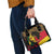 Ghana Lion Shoulder Handbag - Map & Coat of Arms Grunge Style Design