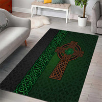 Ireland Celtic Knot and Clover Design Area Rug