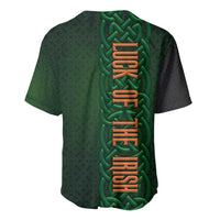Ireland Celtic Knot and Clover Design Baseball Jersey