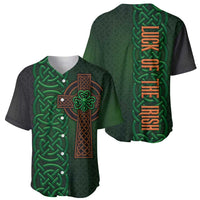 Ireland Celtic Knot and Clover Design Baseball Jersey