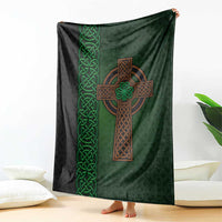 Ireland Celtic Knot and Clover Design Blanket