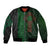 Ireland Celtic Knot and Clover Design Bomber Jacket