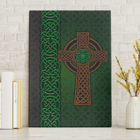 Ireland Celtic Knot and Clover Design Canvas Wall Art
