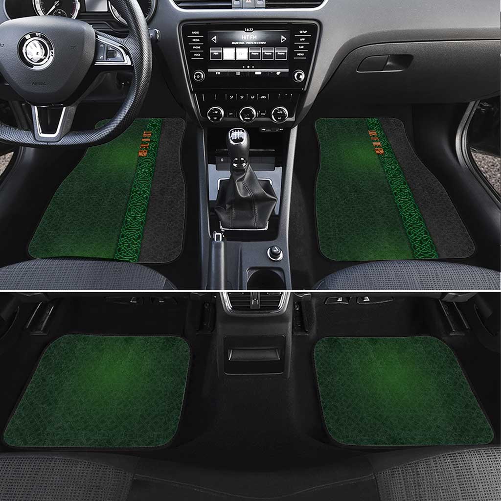Ireland Celtic Knot and Clover Design Car Mats